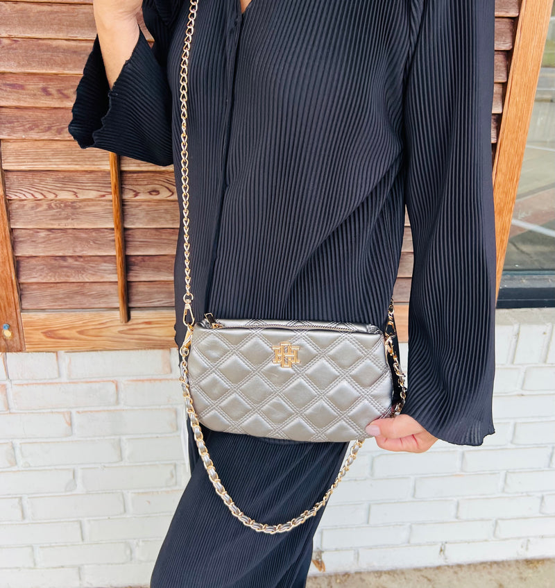Caroline Hill Livi Crossbody Black Pearl DQ