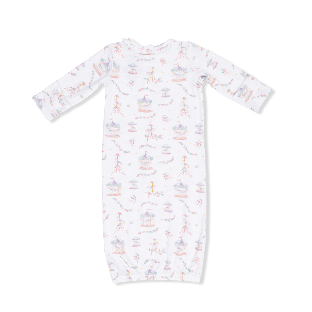 Carousel with Bows - Kimono Gown & Knot Headband