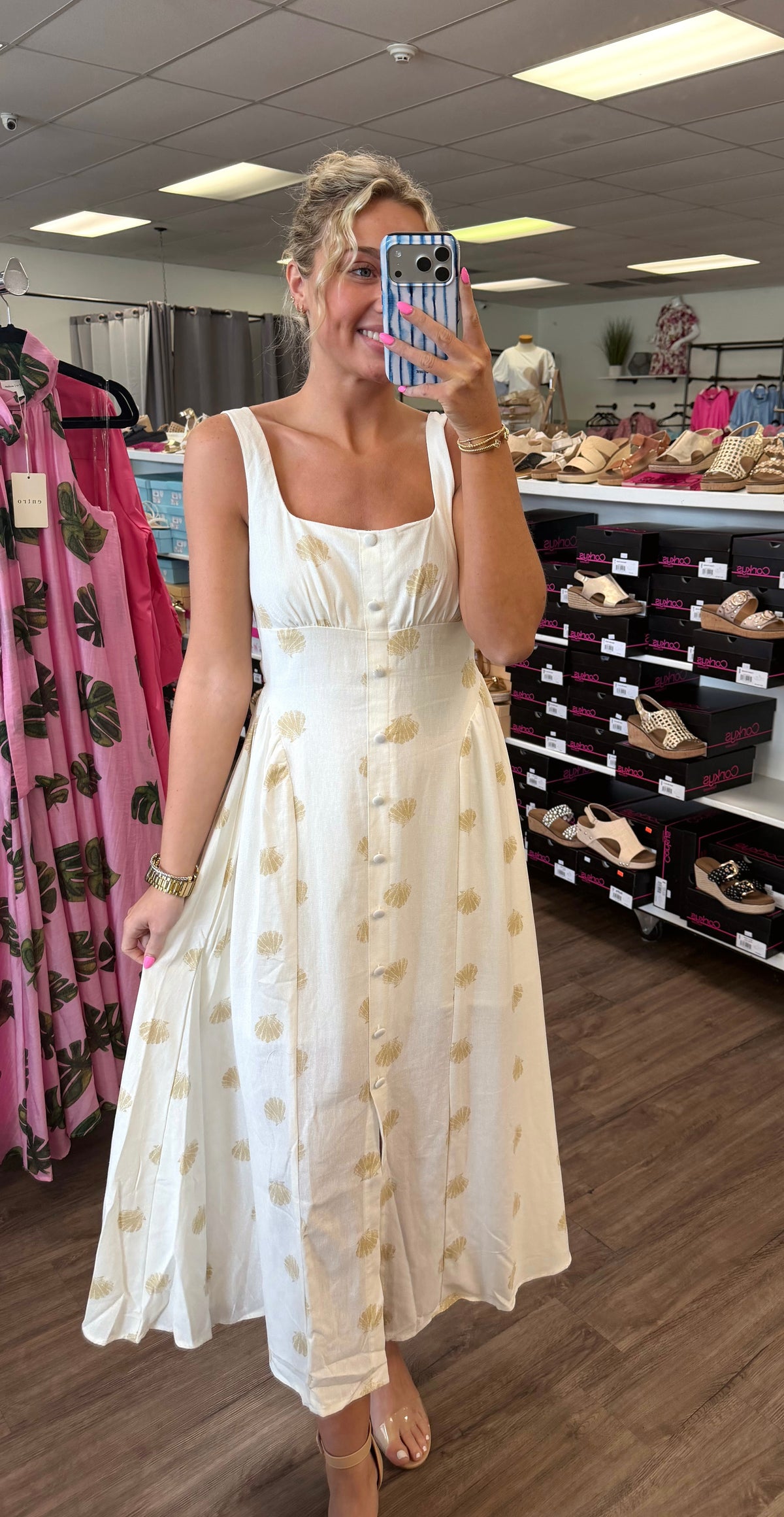 Sea Shell Midi Dress