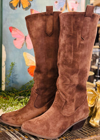 Corkys CITY SLICKER Chocolate  Faux Suede