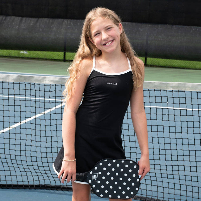 Lulu Mac Youth Athletic Dress - Black/White