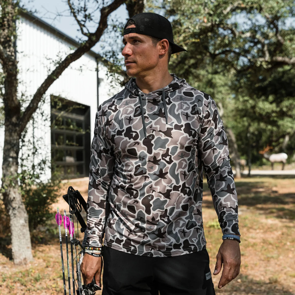 Burlebo-PERFORMANCE HOODIE-MALLARD MAYHEM CAMO