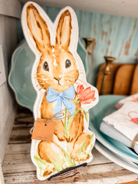 MUDPIE SMALL BUNNY PLATTER