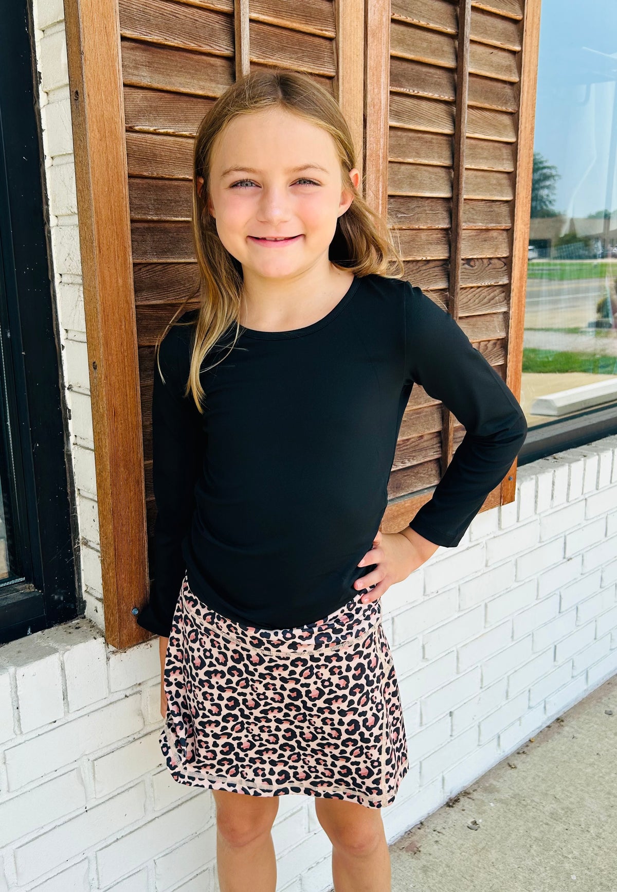 Swoon Kids black ruched top