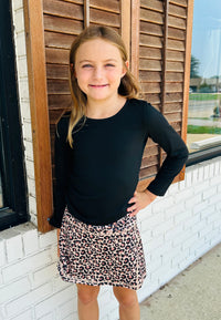 Swoon Kids black ruched top