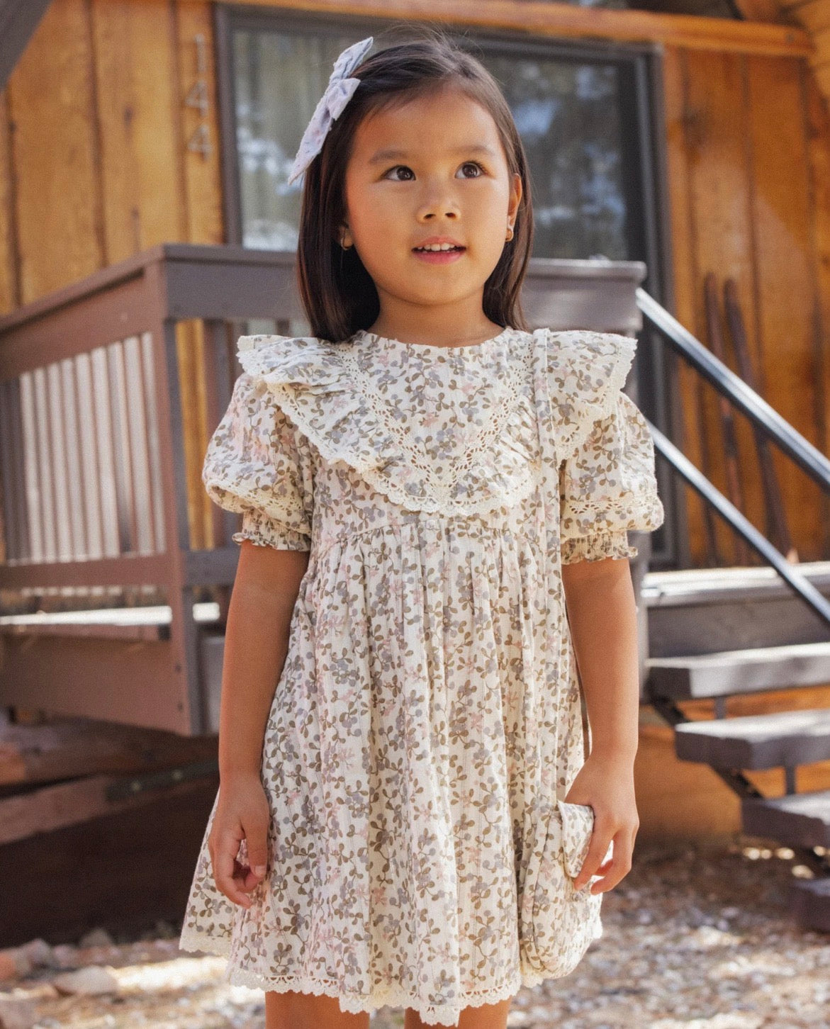 Rylee + Cru Winnie Dress Winter Garden