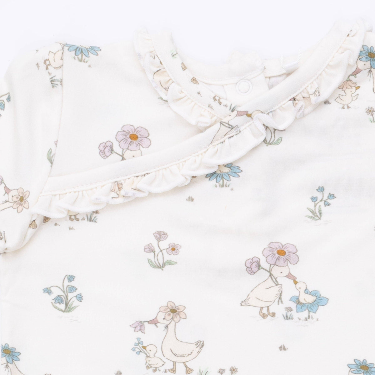 Flower Ducklings - Kimono Gown & Knot Headband