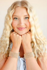 Anna Pearl Bracelet in Gold