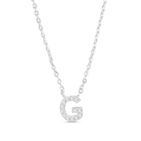 Amanda Blu CZ Initial Necklaces | 18 Letters