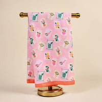 Waffle Tea Towel–It's Mahj Time