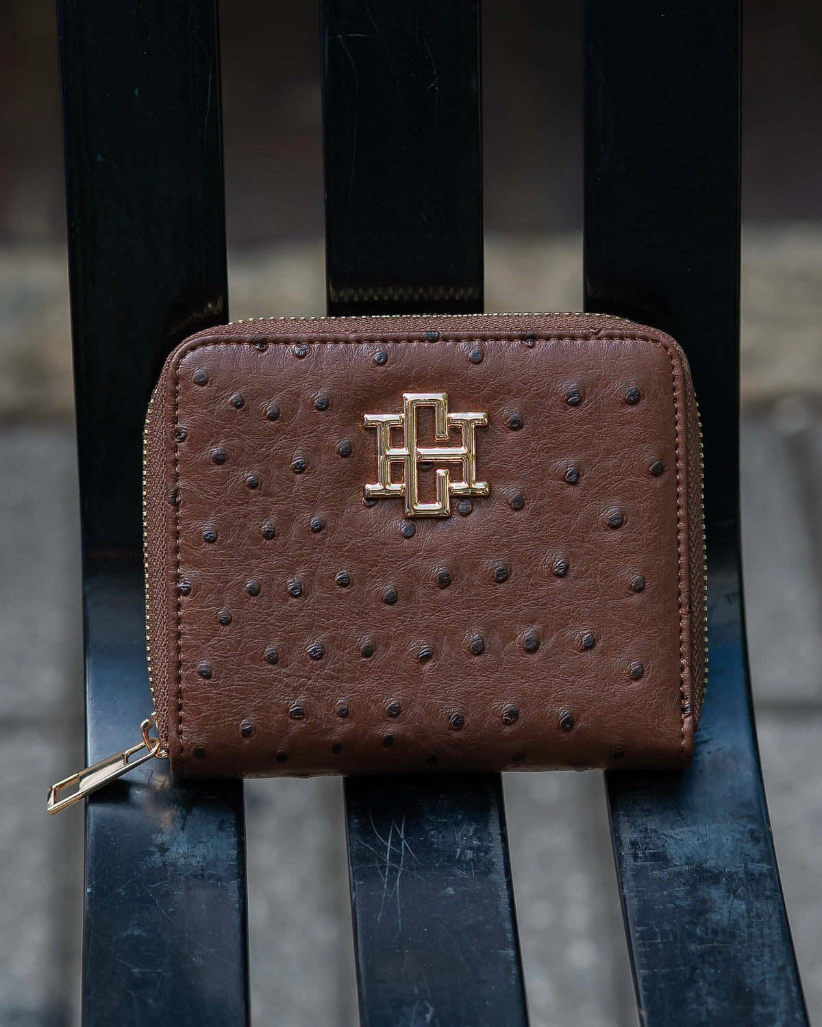 Caroline Hill Blakely Wallet Chocolate EO