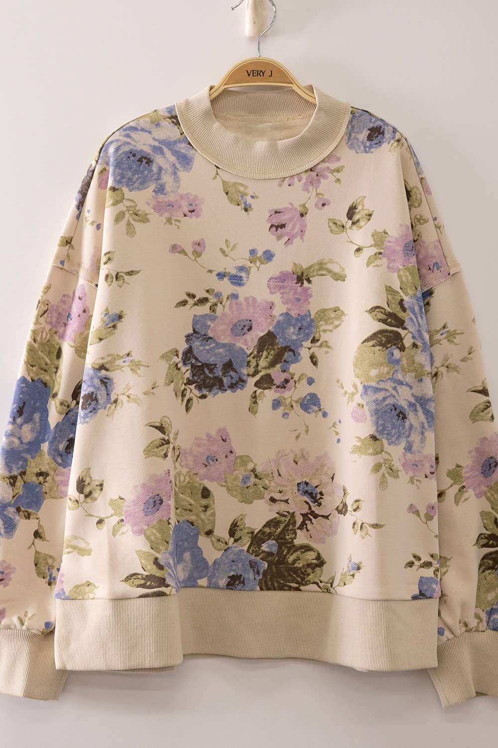 Floral Print Sweatshirt