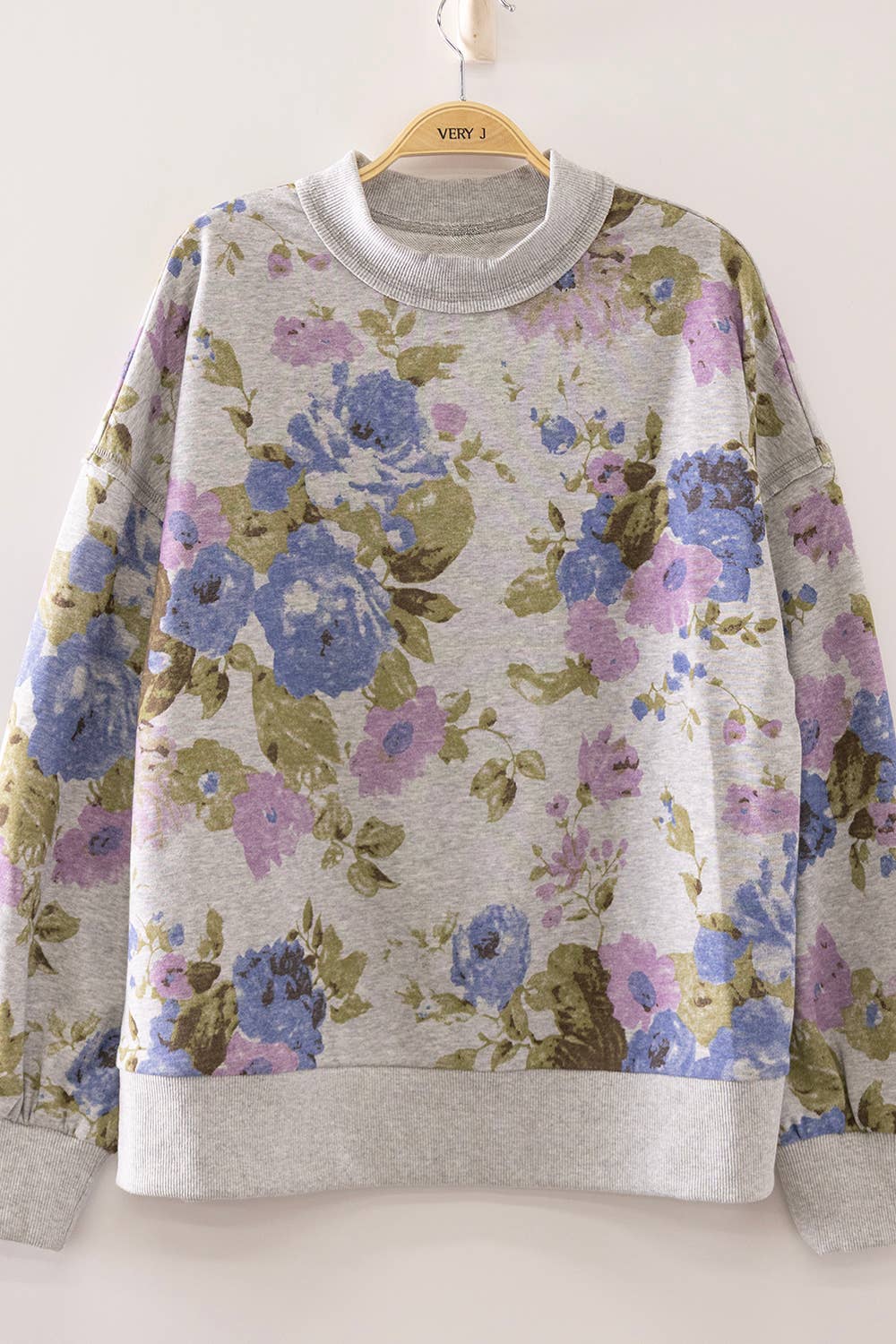 Floral Print Sweatshirt