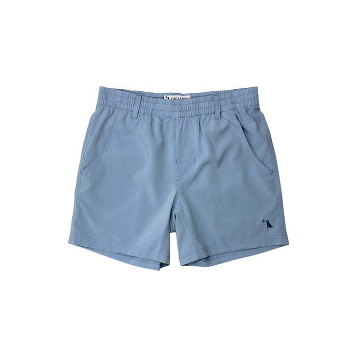 LOCAL BOY- YOUTH VOLLEY SHORTS- DUSTY BLUE