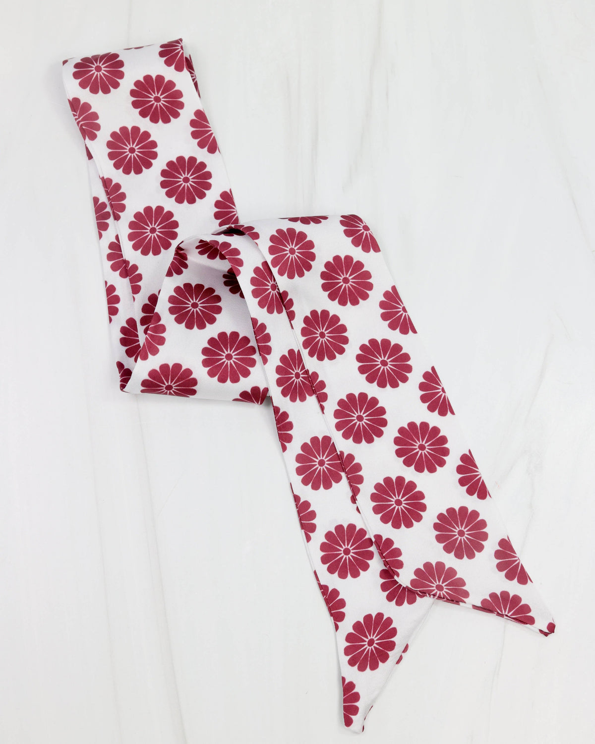 Caroline Hill Serafina Scarf Maroon Floral