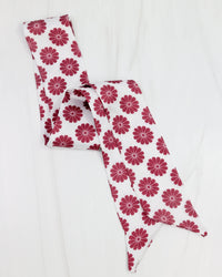 Caroline Hill Serafina Scarf Maroon Floral