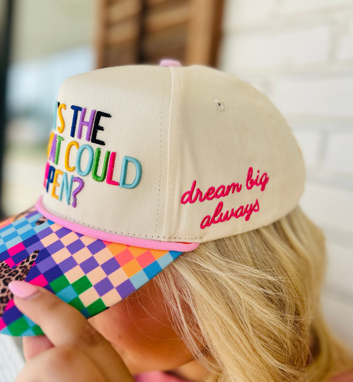 WHAT'S THE BEST THAT COULD HAPPEN HAT