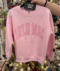 LULU MAC BUTTER YOUTH MONO SWEATSHIRT