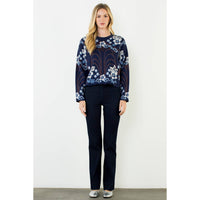 All Over Pattern Sweater Top