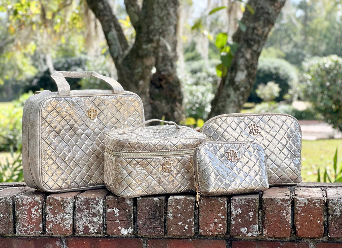 Caroline Hill Capri Large Pouch Champagne Pop