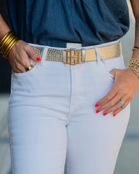 Caroline Hill Bridgette Belt Gold EC