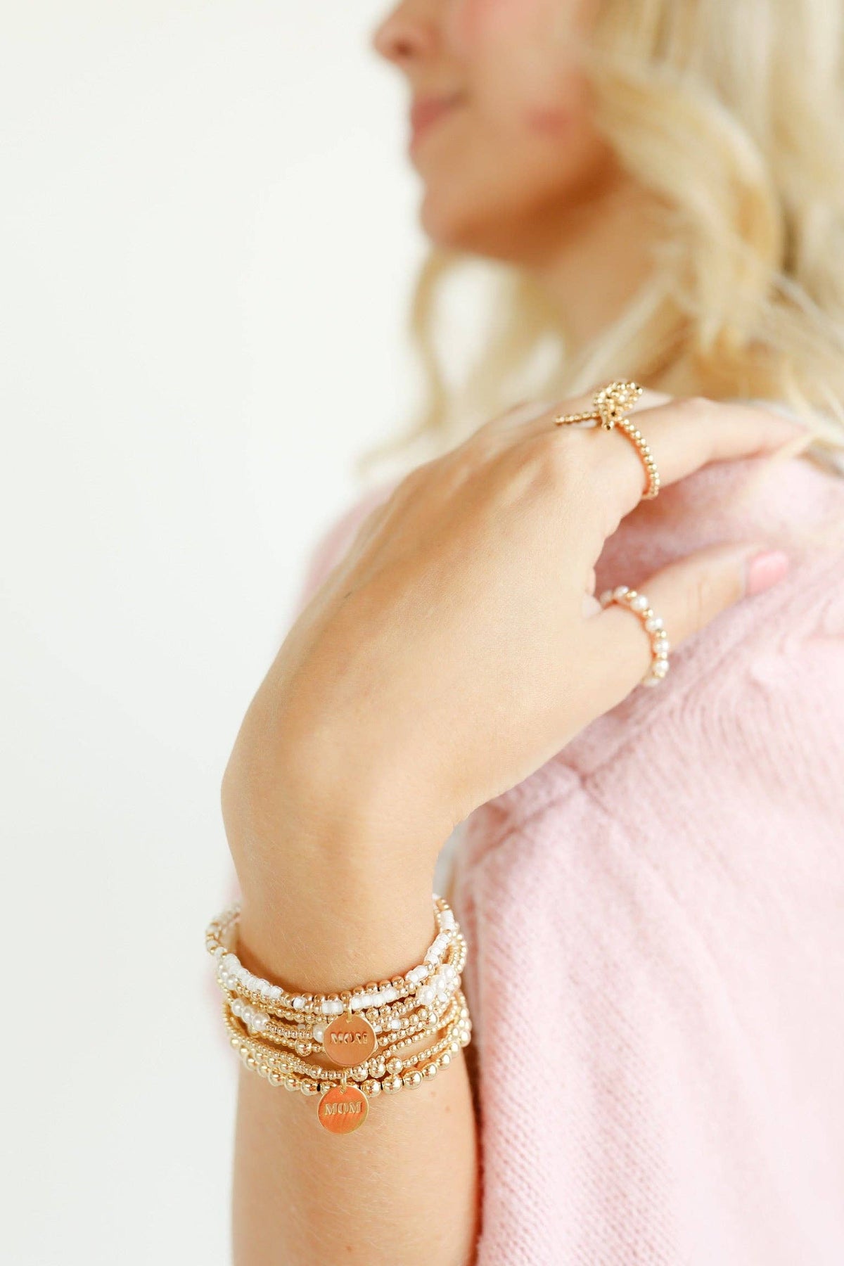 Petite Mom Charm Bracelet