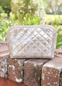 Caroline Hill Ibiza Small Pouch Champagne Pop