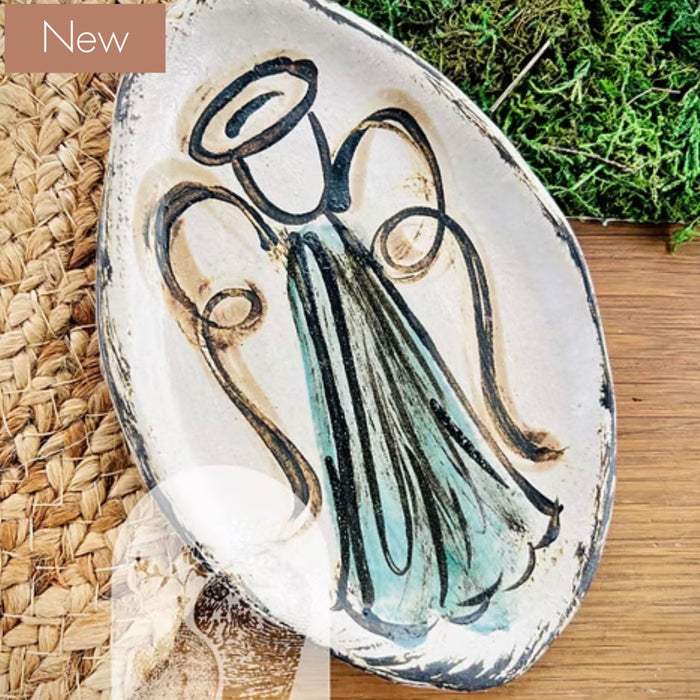 Rosaline Pottery Angel Dish
