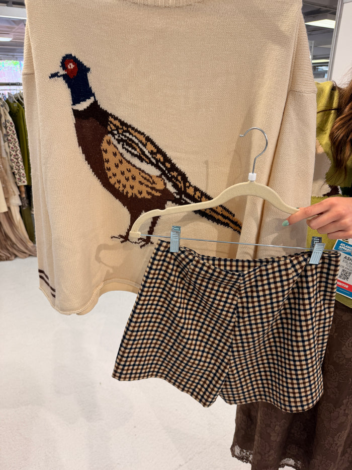 Pheasant  Crew Neck Sweater