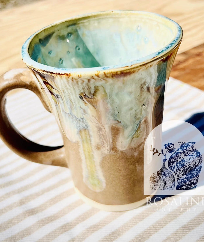 Rosaline Pottery Mug Color River Rock