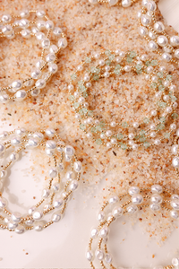 Bri Pearl Bracelet in Gold