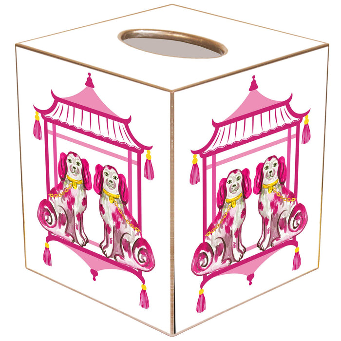 Staffordshire Chic Pink Tissue Box TB6628