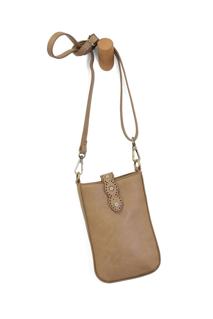 Joy Susan Lazer Cut Daisy Phone Crossbody