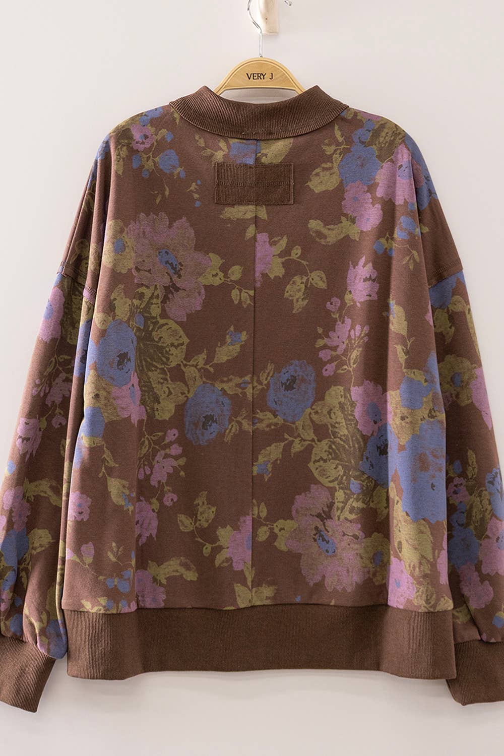 Floral Print Sweatshirt