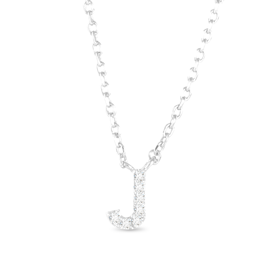 Amanda Blu CZ Initial Necklaces | 18 Letters