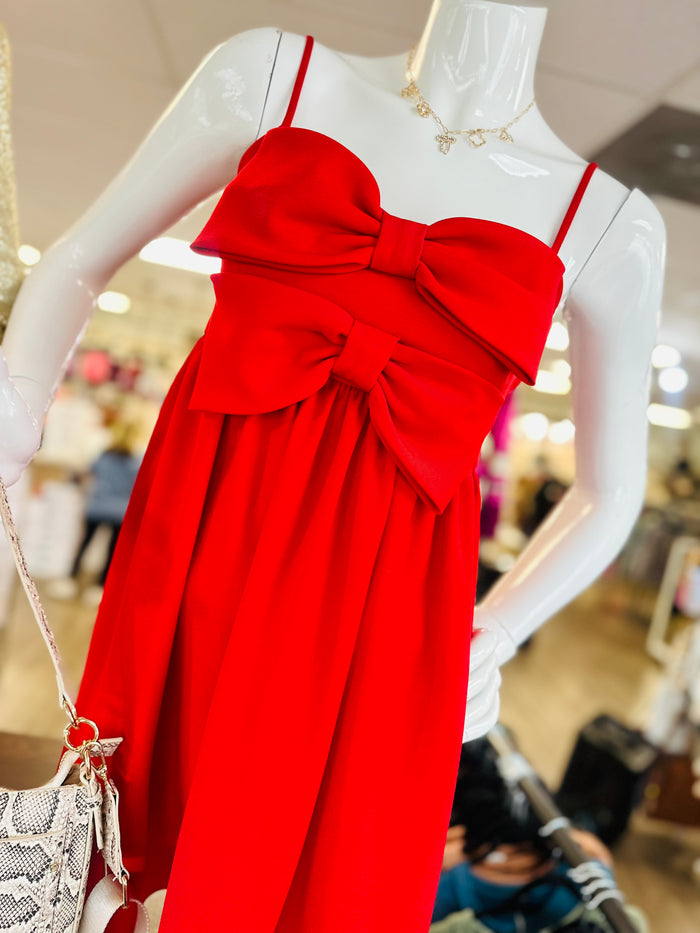 Red Bow Dress