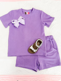Banana Split Ember Short Set–Purple