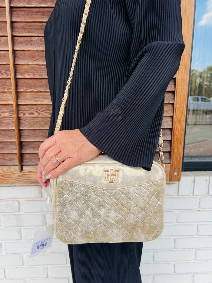 Caroline Hill Fiona Crossbody Champagne Pop