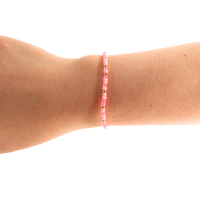 Petite Hot Pink Sprinkle Bracelet
