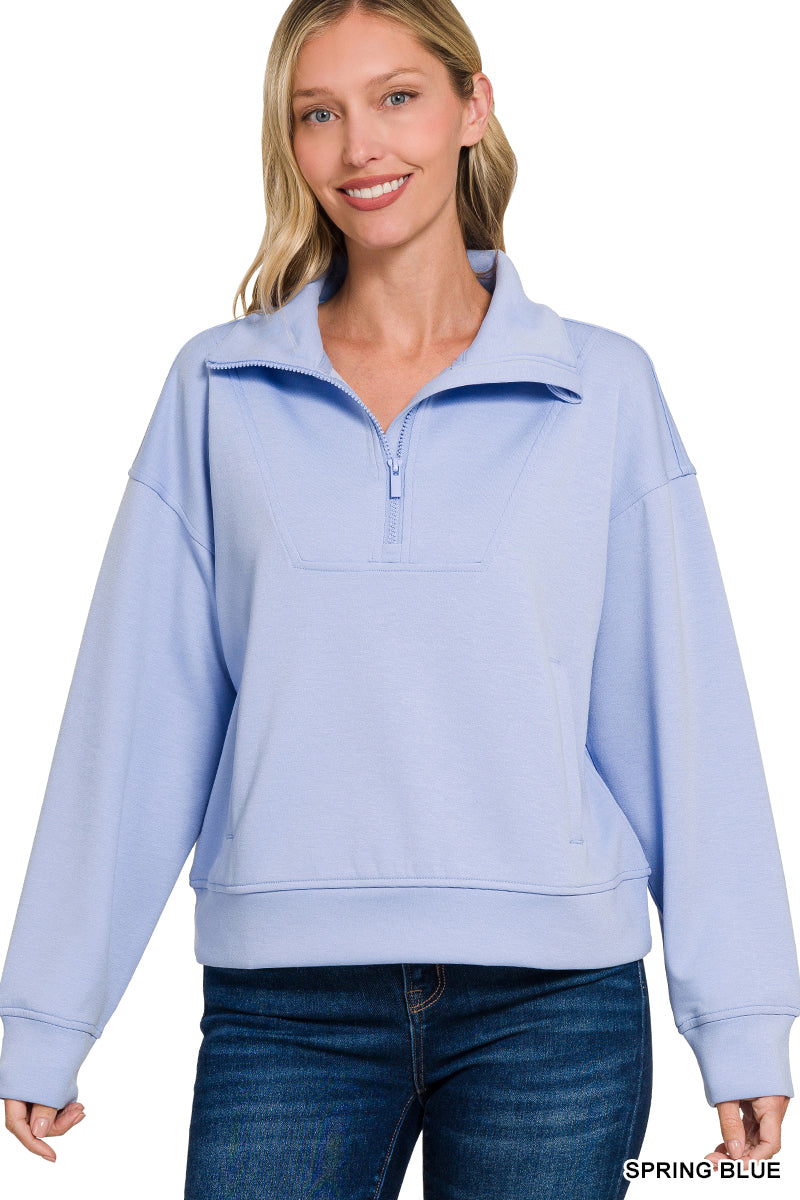 SCUBA HALF ZIP PULLOVER