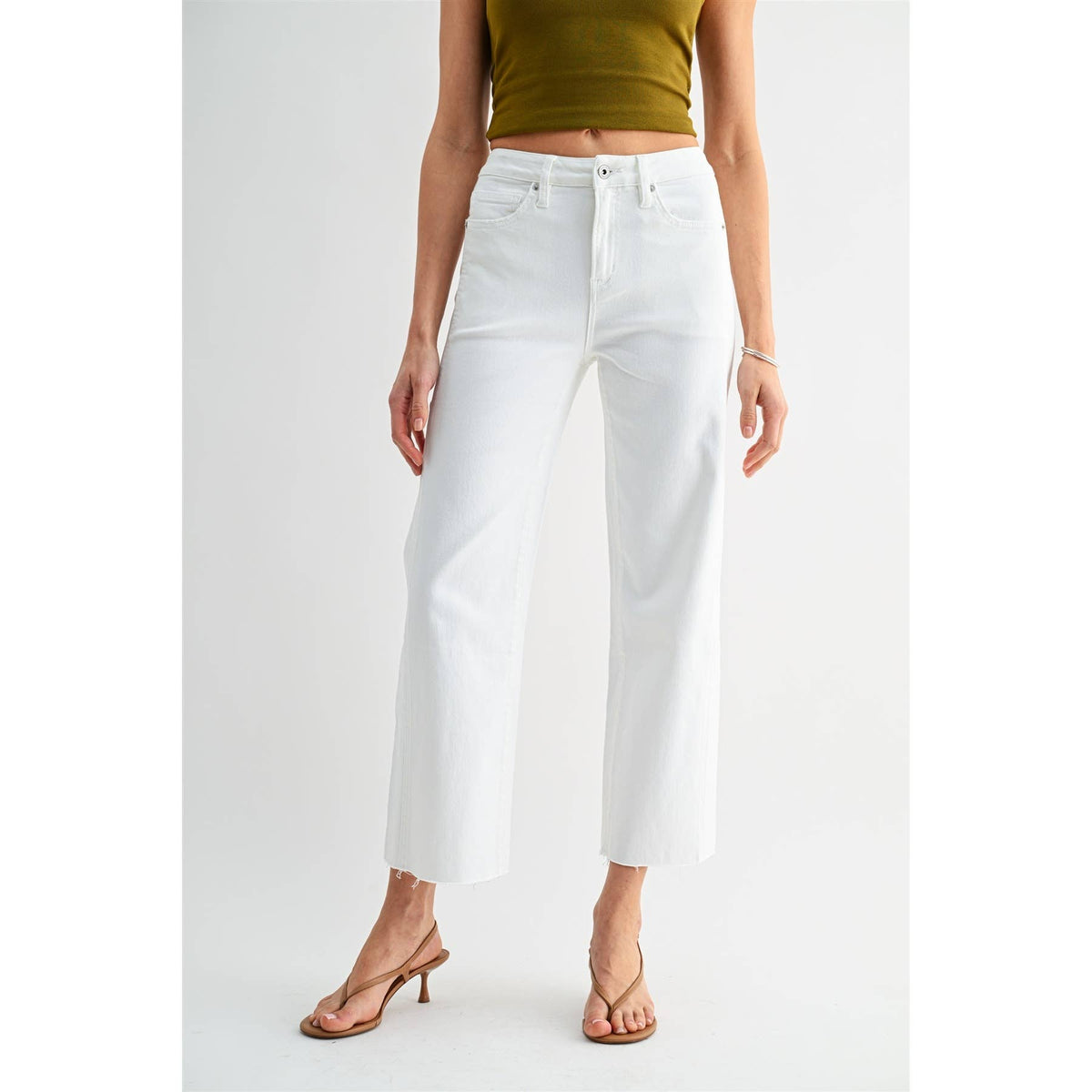 HIGH-RISE STRAIGHT TUMMY TUCK ANKLE LOOSE FIT
