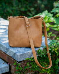 Caroline Hill Alexandra Bucket Bag Mustard S