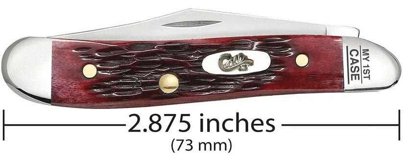 Case Knives - My First Case Peach Seed Jig Old Red Bone Peanut
