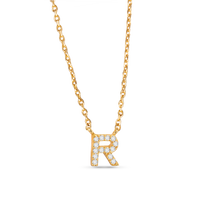 Amanda Blu CZ Initial Necklaces | 18 Letters