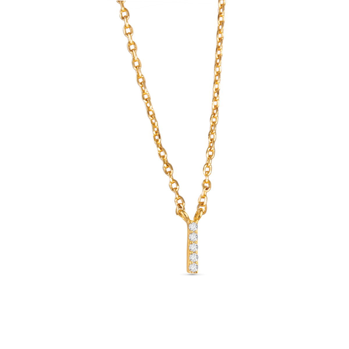Amanda Blu CZ Initial Necklaces | 18 Letters