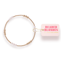 ILY Gold + Pearl Alternating Bracelet