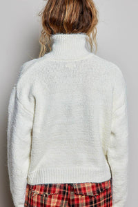 Chic Collar Button Knit Cardigan Cozy Oversized Sweater SALE