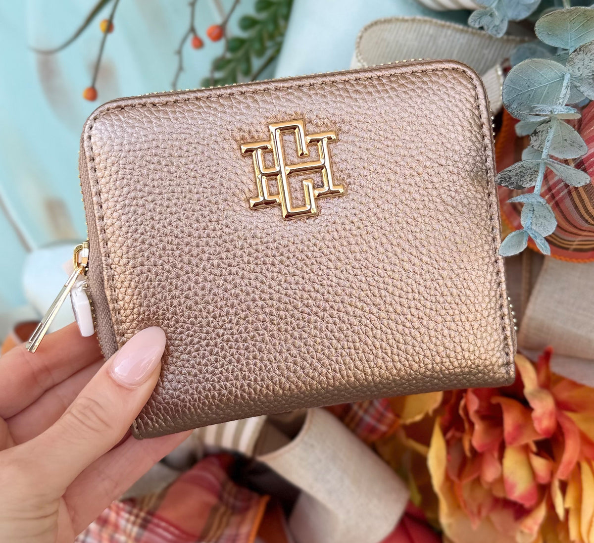 Caroline Hill Blakely Wallet Bronze