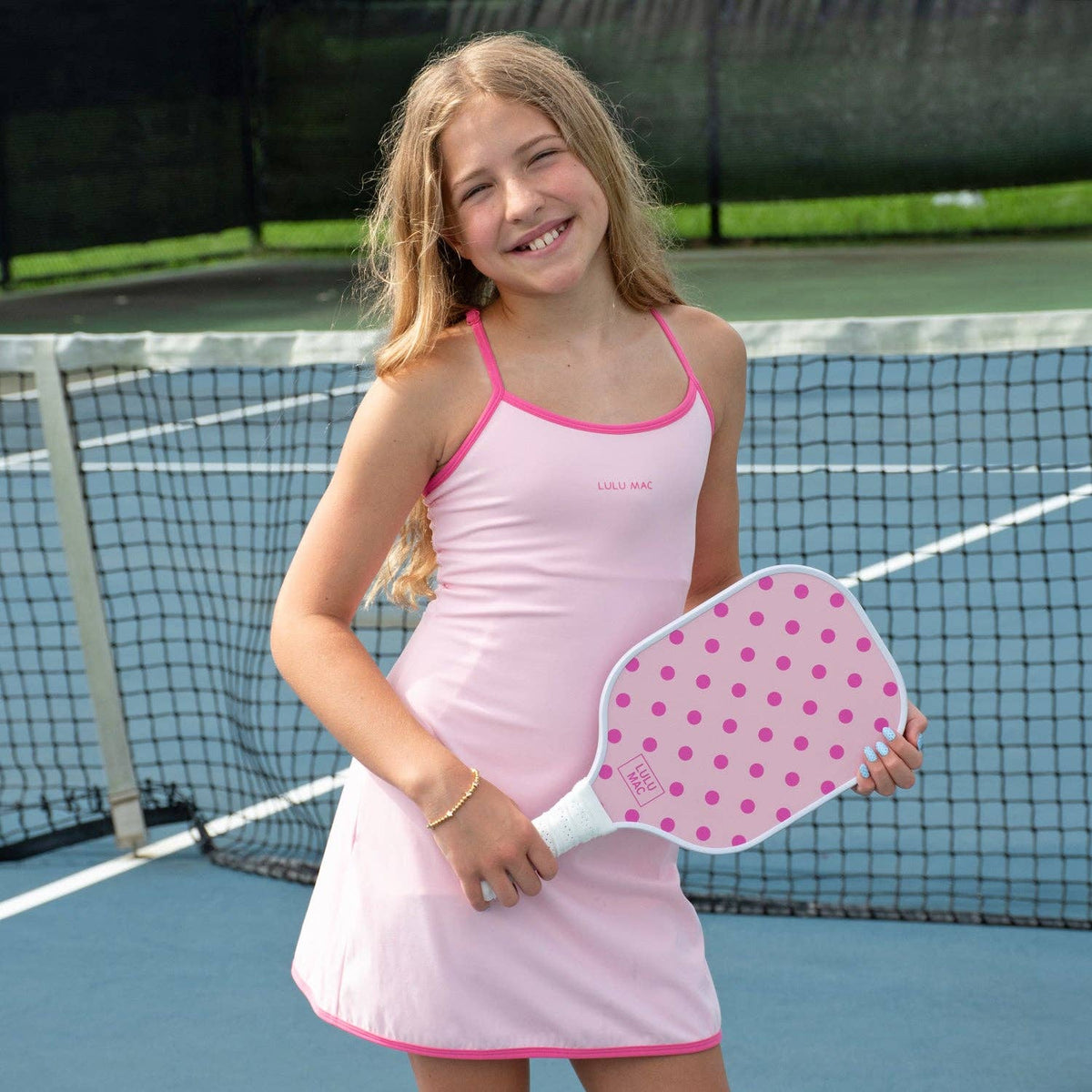 Lulu Mac Youth Athletic Dress - Light Pink/Aurora