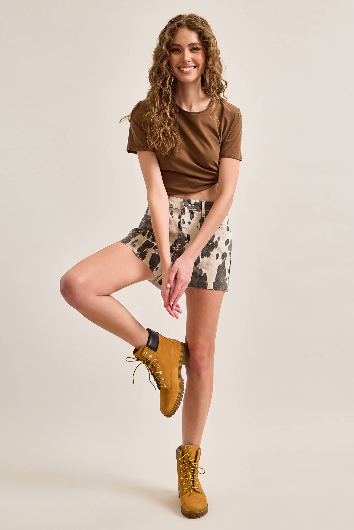 COW PRINT SHORT